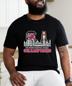 Official 2024 South Carolina Gamecocks National Champions Trophy City Horizon T Shirt