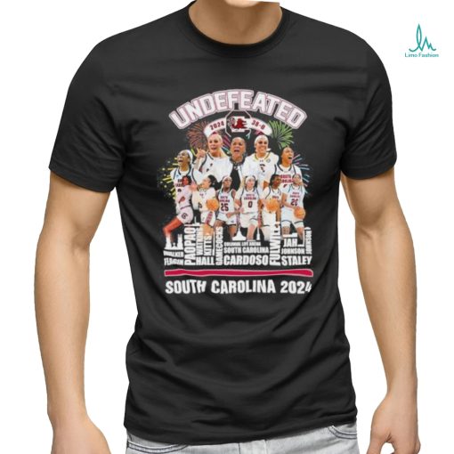 Official 2024 South Carolina Gamecocks Undefeated 38 0 City Horizon T Shirt