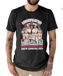 Official 2024 South Carolina Gamecocks Undefeated 38 0 City Horizon T Shirt