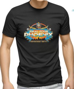 Official 2024 The road ends here Final Four Phoenix Shirt