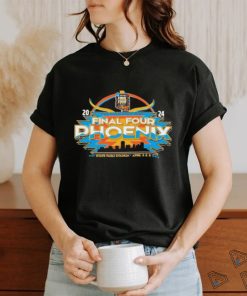 Official 2024 The road ends here Final Four Phoenix Shirt