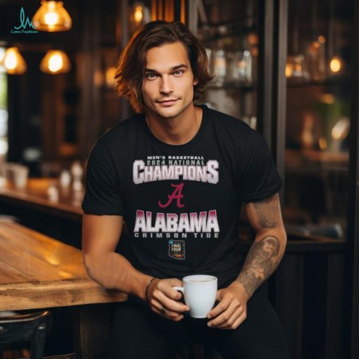 Official Alabama Crimson 2024 Ncaa Men’s Basketball National Champions Logo Hoodie shirt