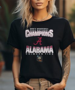 Official Alabama Crimson 2024 Ncaa Men's Basketball National Champions Logo Hoodie shirt