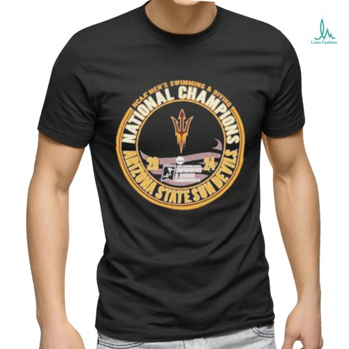 Official Arizona State Sun Devils Blue 84 Unisex 2024 Ncaa Men’s Swimming And Diving National Champions Shirt