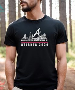 Official Atlanta Braves Skyline Players Name Atlanta 2024 Shirt