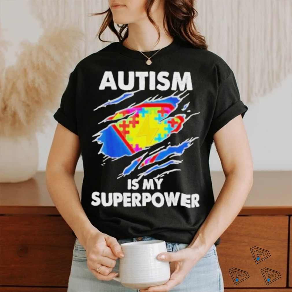 Official Autism Is My Superpower Autism Awareness Shirt Official Autism Is My Superpower Autism Awareness Shirt