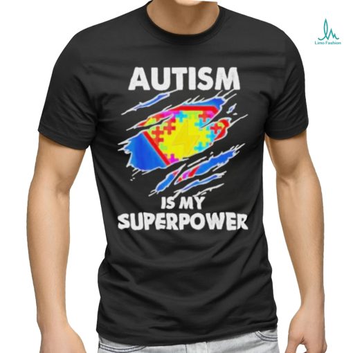 Official Autism Is My Superpower Autism Awareness Shirt