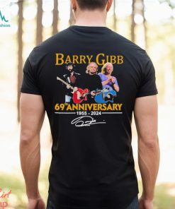 Official Barry Gibb 69th Anniversary 1955 2024 Signature T Shirt, hoodie, sweater, long sleeve and tank top Official Barry Gibb 69th Anniversary 1955 2024 Signature T Shirt