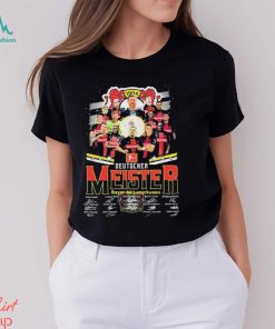 Official Bayer 04 Leverkusen Bundesliga Deutscher Meister 2024 signatures shirt