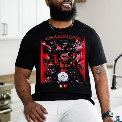 Official Bayer Leverkusen 2023 2024 Bundesliga Champion Shirt