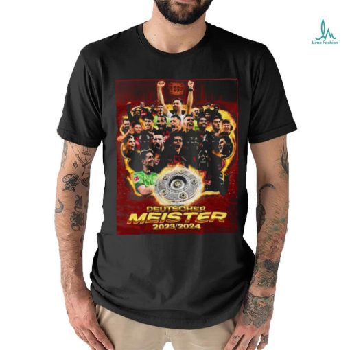 Official Bayer Leverkusen 2023 2024 Deutscher Meister Shirt