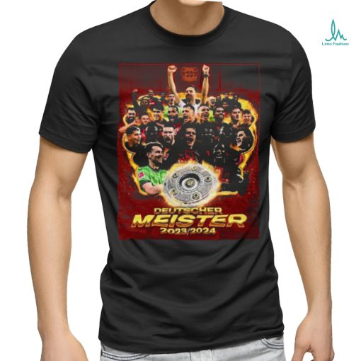 Official Bayer Leverkusen 2023 2024 Deutscher Meister Shirt