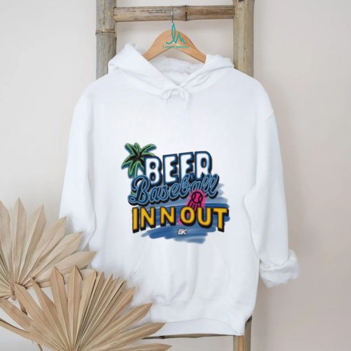 Official Beer Baseball In N Out Baseball And Beach T shirt