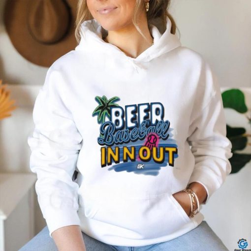 Official Beer Baseball In N Out Baseball And Beach T shirt