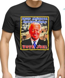 Official Biden keep America exceptional vote Joe shirt