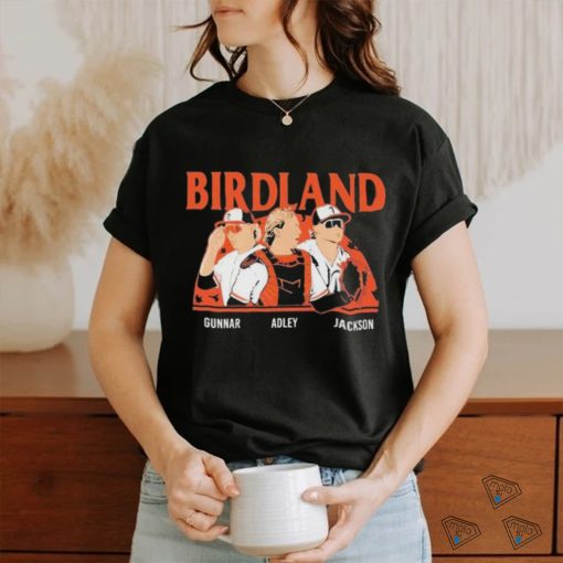 Official Birdland Baltimore Orioles Gunnar Adley And Jackson Shirt