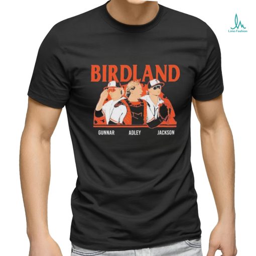 Official Birdland Baltimore Orioles Gunnar Adley And Jackson Shirt