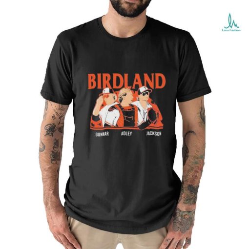 Official Birdland Baltimore Orioles Gunnar Adley And Jackson Shirt