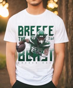 Official Breece Hall New York Jets Signature T shirt