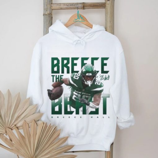 Official Breece Hall New York Jets Signature T shirt
