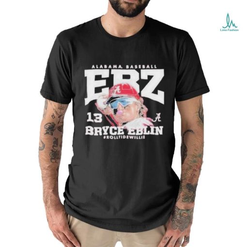 Official Bryce Eblin Alabama Crimson Tide Baseball Caricature T shirt
