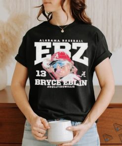 Official Bryce Eblin Alabama Crimson Tide Baseball Caricature T shirt