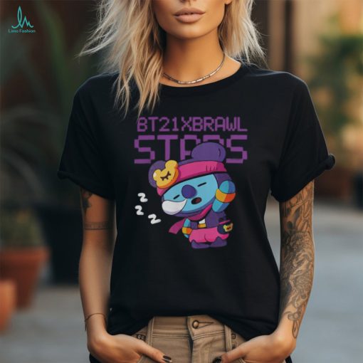 Official Bt21 X Brawl Stars Sandy Koya T Shirts