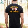Skull we are free because country men before us chose the rebel path USA flag shirt