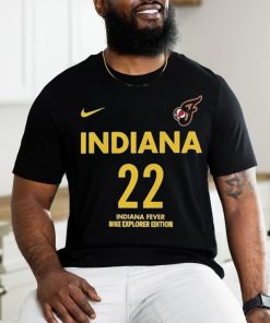 Official Caitlin Clark Indiana Fever Nike Youth 2024 WNBA Draft Explorer Edition Player Name & Number Shirt