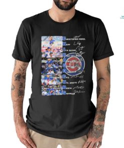 Official Chicago Cubs Baseball Team Players 2024 Signatures Shirt