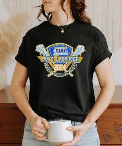 Official Ciac 2024 boys lacrosse state championship logo shirt