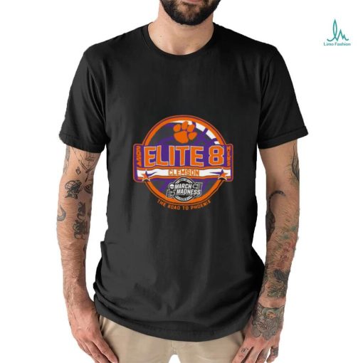 Official Clemson Tigers Men’s Basketball 2024 Elite 8 T Shirt