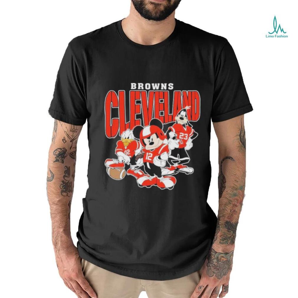 Official Cleveland Browns Mickey Donald Duck And Goofy Football Team 2024 T shirt Official Cleveland Browns Mickey Donald Duck And Goofy Football Team 2024 T shirt