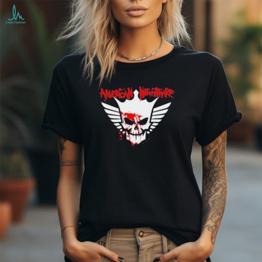 Official Cody Rhodes American Nightmare Bloody Face Cody horror t shirt