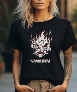 Official Cyberpunk 2077 Samurai Fan Tee Shirt