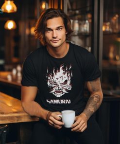 Official Cyberpunk 2077 Samurai Fan Tee Shirt