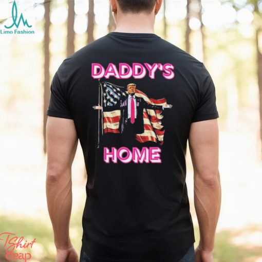 Official Daddys Home Trump American Flag Shirt