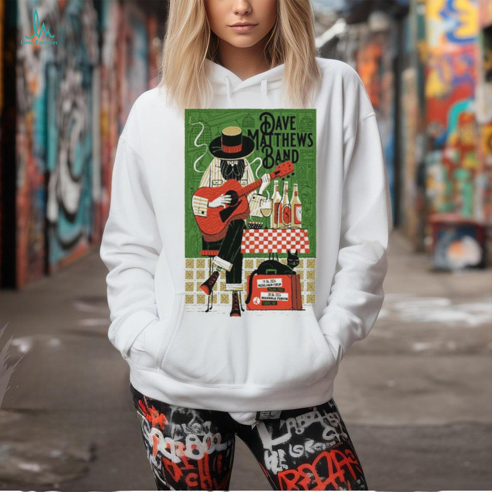 Official Dave Matthews Band April 20, 2024 Mandela Forum Florence, Italy Poster shirt Official Dave Matthews Band April 20, 2024 Mandela Forum Florence, Italy Poster shirt