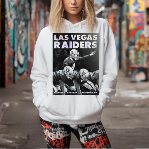 Official Derek Carr Las Vegas Raiders Phenom Gallery Allegiant Stadium T shirt