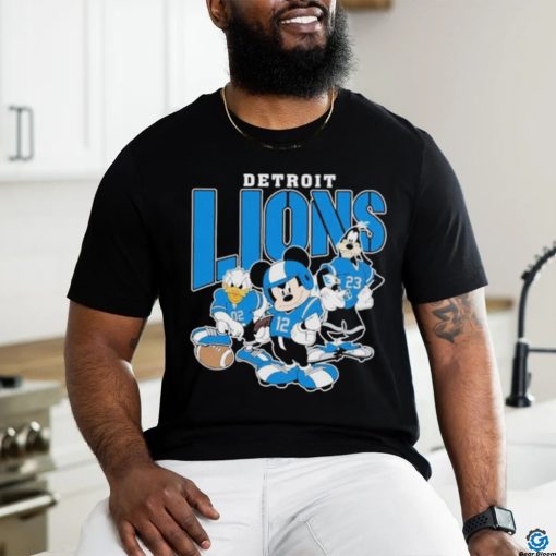 Official Detroit Lions Mickey Donald Duck And Goofy Football Team 2024 T shirt