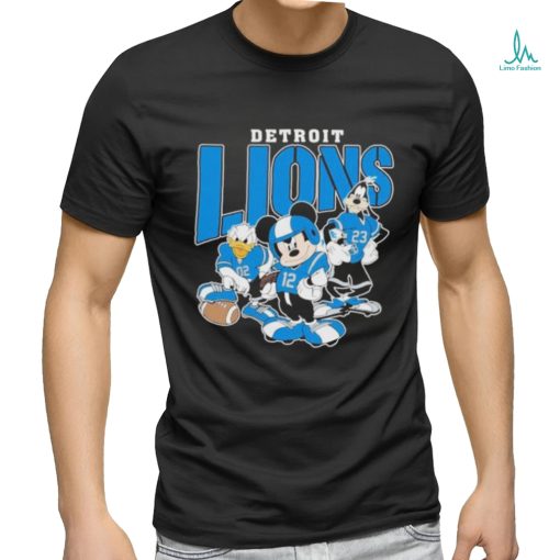 Official Detroit Lions Mickey Donald Duck And Goofy Football Team 2024 T shirt