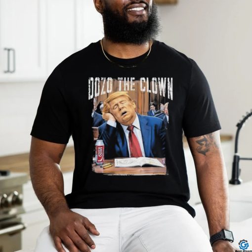 Official Dozo The Clown Donald Trump Sleeping At Trial Shirt