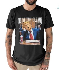 Official Dozo The Clown Donald Trump Sleeping At Trial Shirt