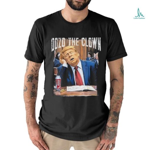 Official Dozo The Clown Donald Trump Sleeping At Trial Shirt