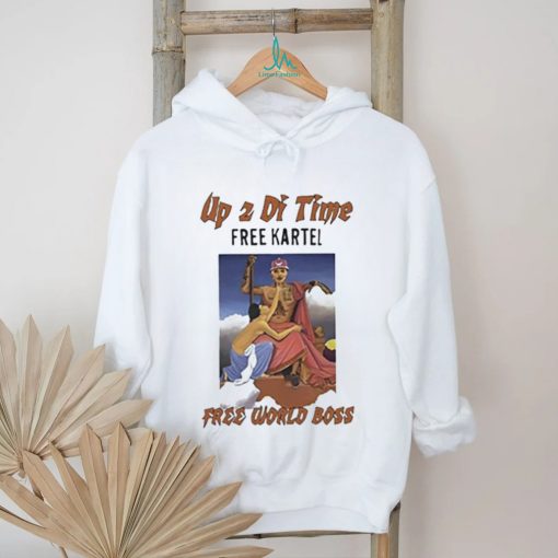 Official Drake Free Vybz Kartel free world boss photo T Shirt