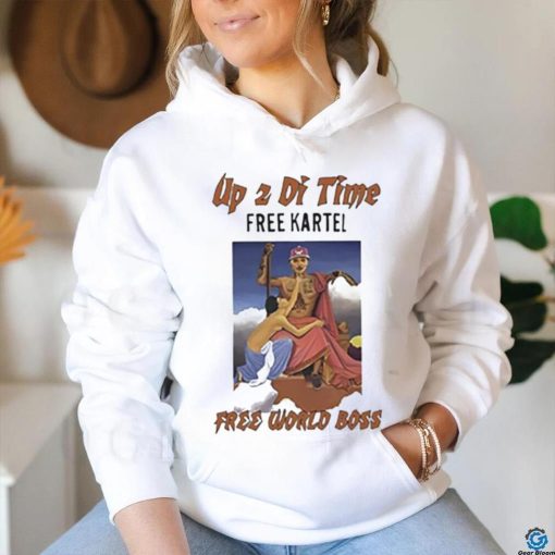 Official Drake Free Vybz Kartel free world boss photo T Shirt
