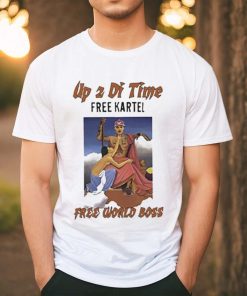 Official Drake Free Vybz Kartel free world boss photo T Shirt
