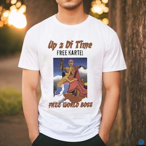 Official Drake Free Vybz Kartel free world boss photo T Shirt
