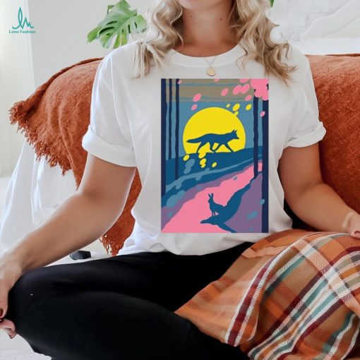 Official Fox And Hare Love Life painting t shirt