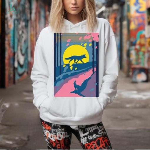 Official Fox And Hare Love Life painting t shirt